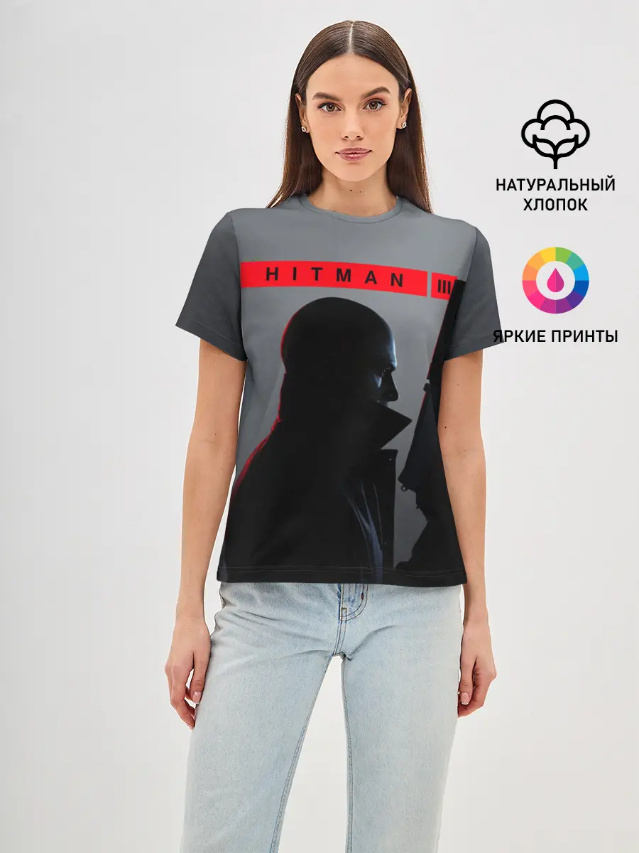 Женская базовая футболка / Hitman III