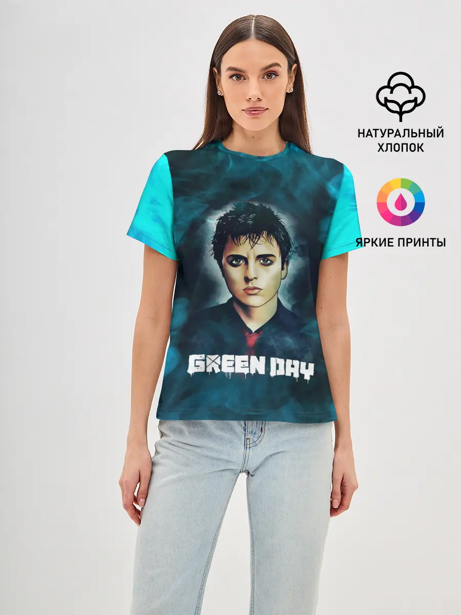 Женская базовая футболка / Billie | GreenDay | ГринДай
