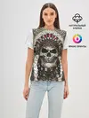 Женская базовая футболка / Leader of indian skeletons