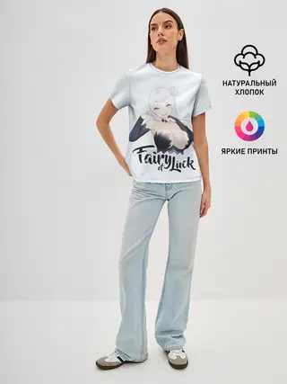 Женская базовая футболка / Fairy of Luck