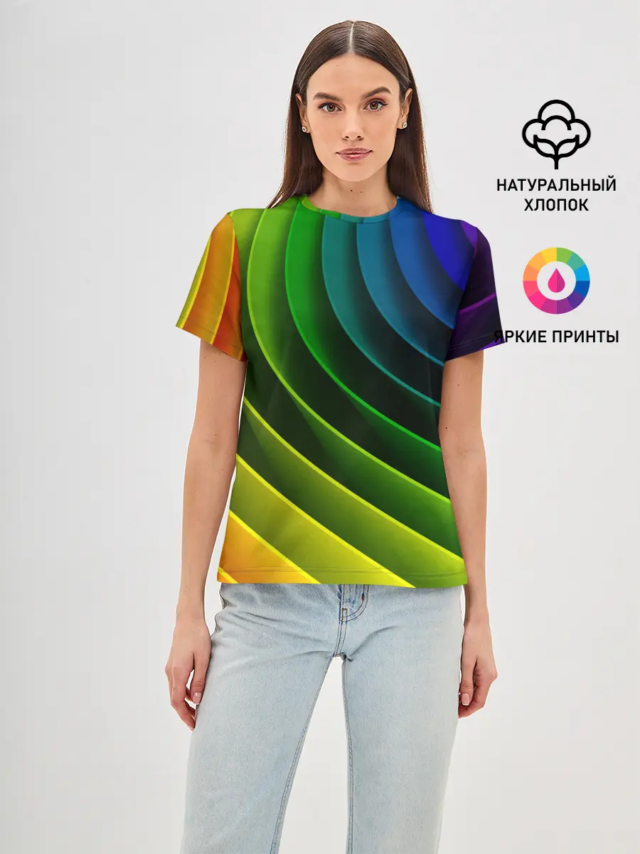 Женская базовая футболка / Color