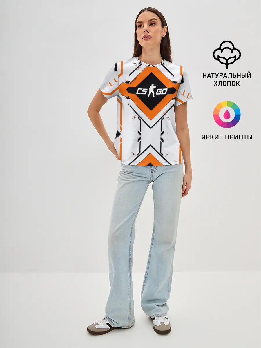 Женская базовая футболка / Asiimov