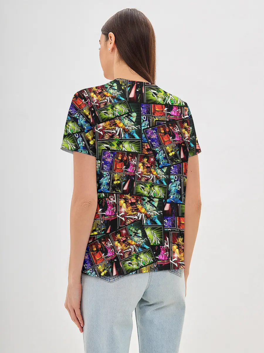 Женская базовая футболка / JoJo Bizarre Adventure