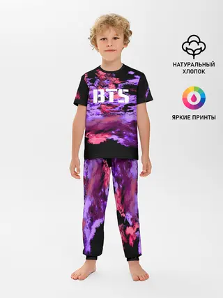 Детская пижама с брюками / BTS