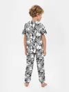 Детская пижама с брюками / Белые лошади