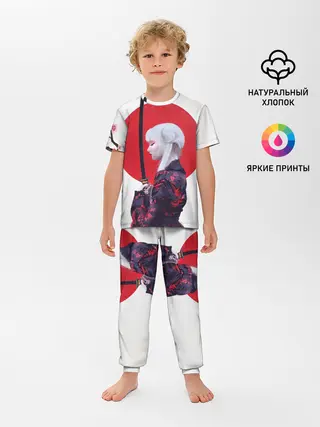 Детская пижама с брюками / Самурай