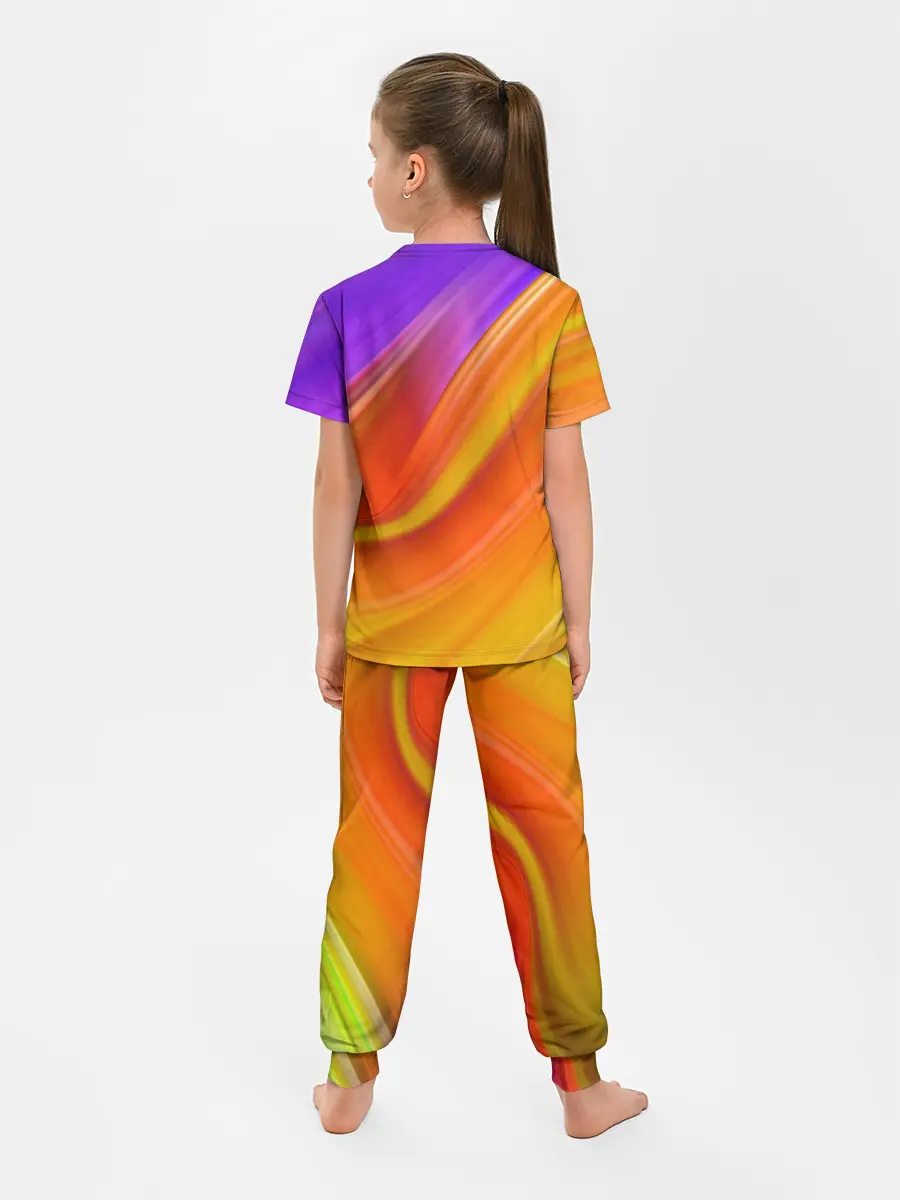 Детская пижама с брюками / Единорог | Unicorn | Rainbow