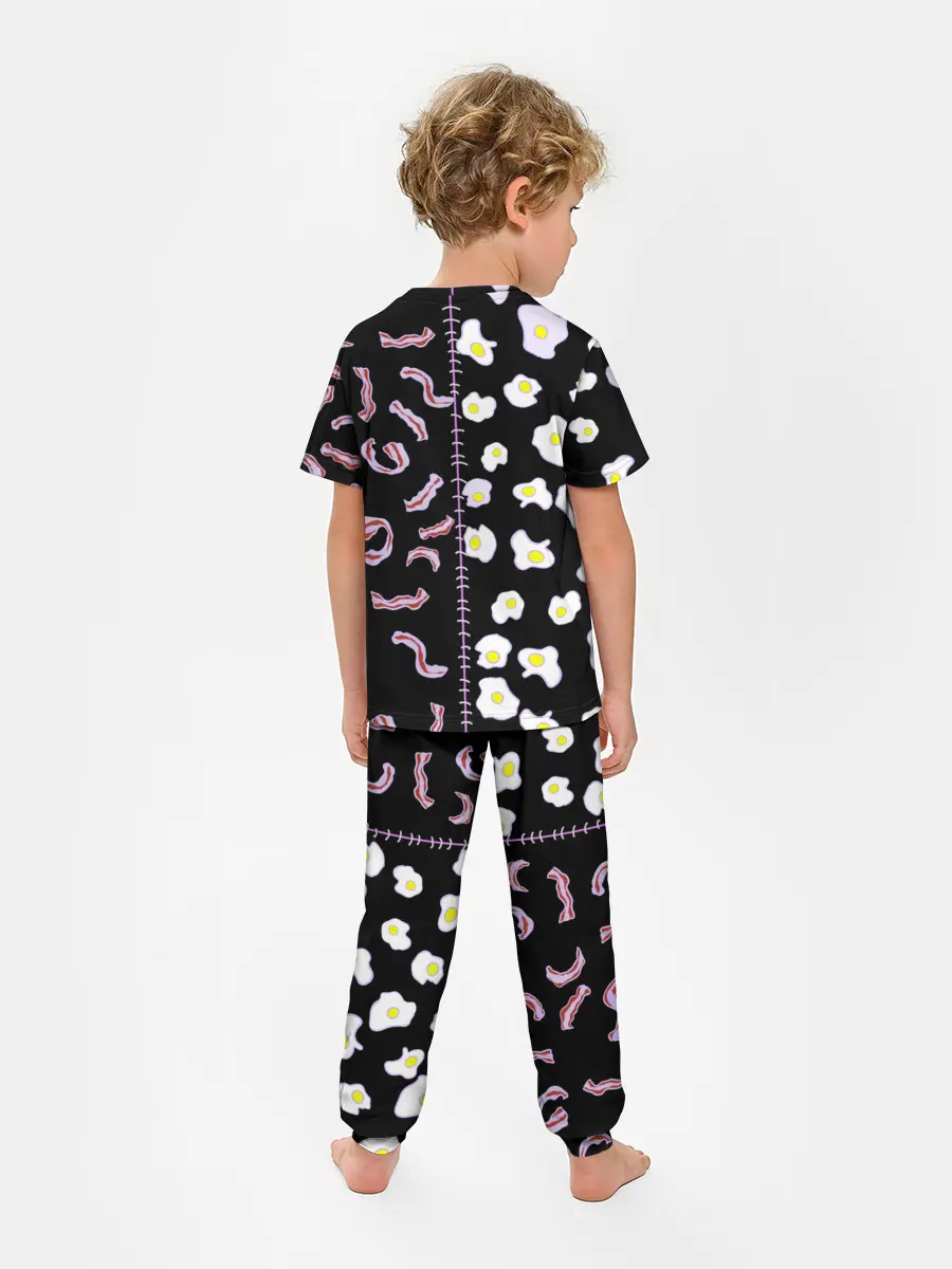 Детская пижама с брюками / Яичница с беконом