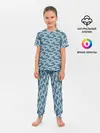Детская пижама с брюками / Волны