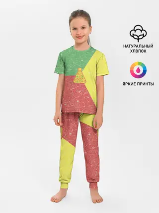 Детская пижама с брюками / Колба на фоне АПВ 3.1.8