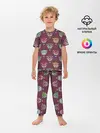 Детская пижама с брюками / Дикие кошки