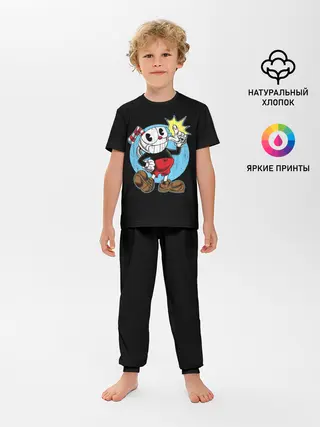 Детская пижама с брюками / CUPHEAD | КАПХЕД