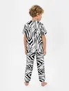 Детская пижама с брюками / Черно-белая зебра