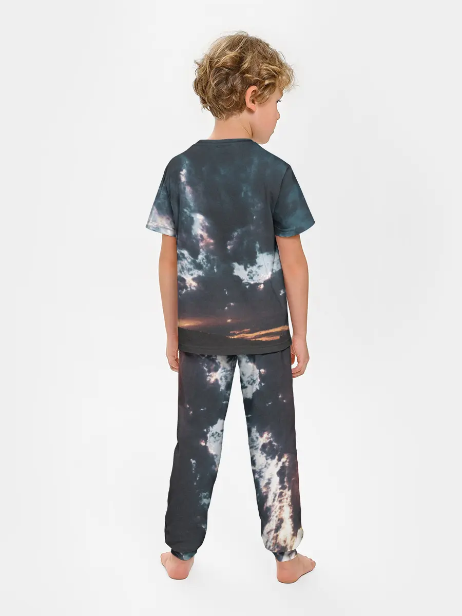 Детская пижама с брюками / Закат