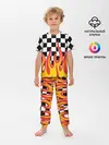 Детская пижама с брюками / ОГОНЬ / УЗОР / PATTERN