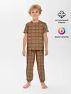 Детская пижама с брюками / Плитка Шоколада