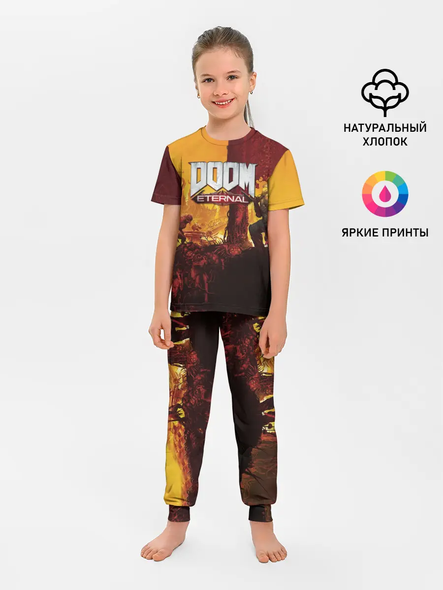 Детская пижама с брюками / DOOM eternal 2020