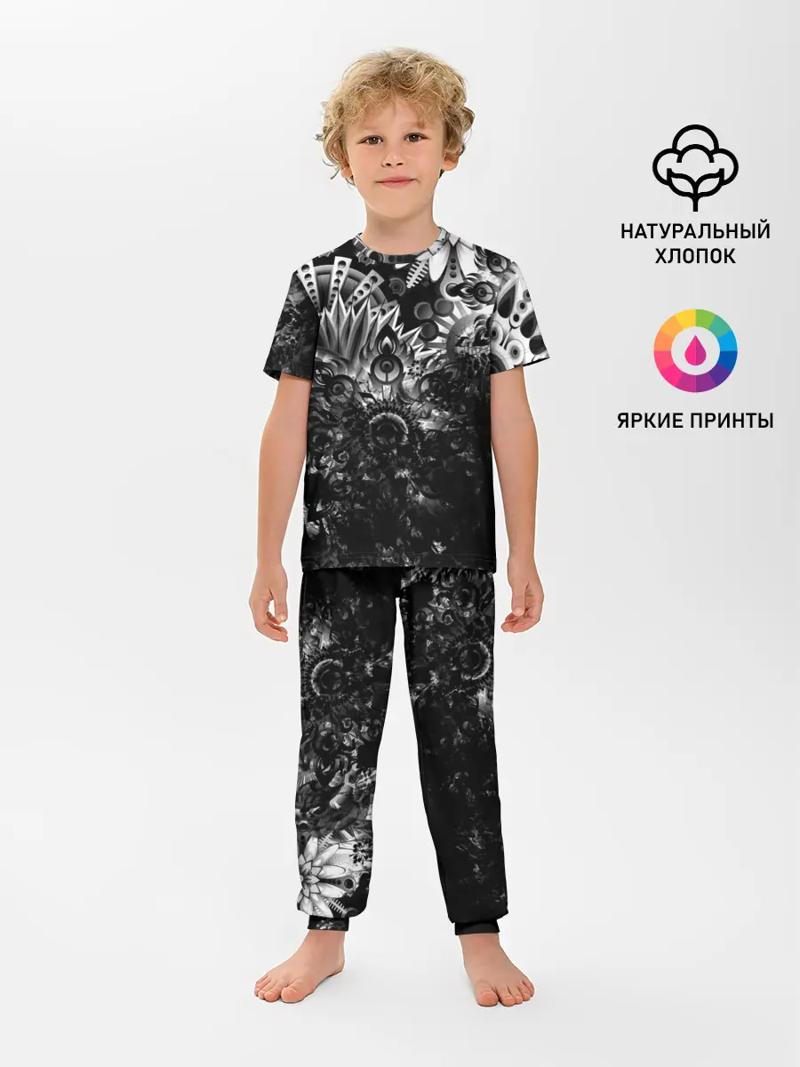 Детская пижама с брюками / Floral Pattern