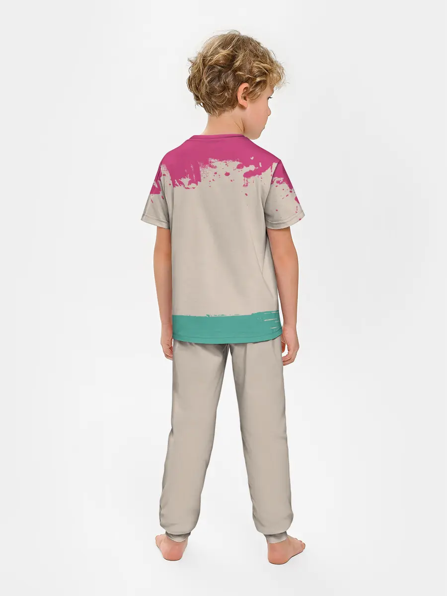 Детская пижама с брюками / ТРЕУГОЛЬНИК НА КАРАУЛЕ