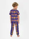 Детская пижама с брюками / ФК БАРСЕЛОНА / PATTERN / УЗОР