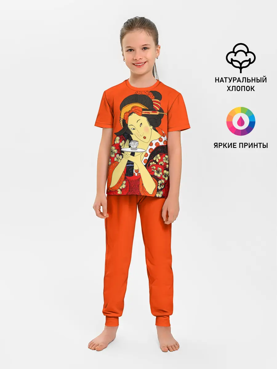 Детская пижама с брюками / Японка