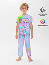 Детская пижама с брюками / ЦВЕТНАЯ МУН