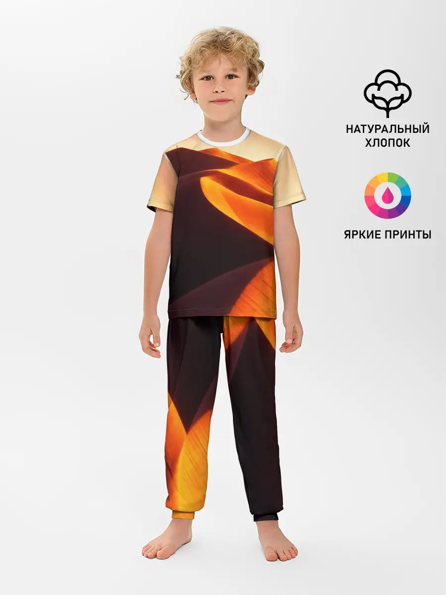 Детская пижама с брюками / Пустыня дюна барханы