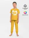 Детская пижама с брюками / Яичница Сердечко