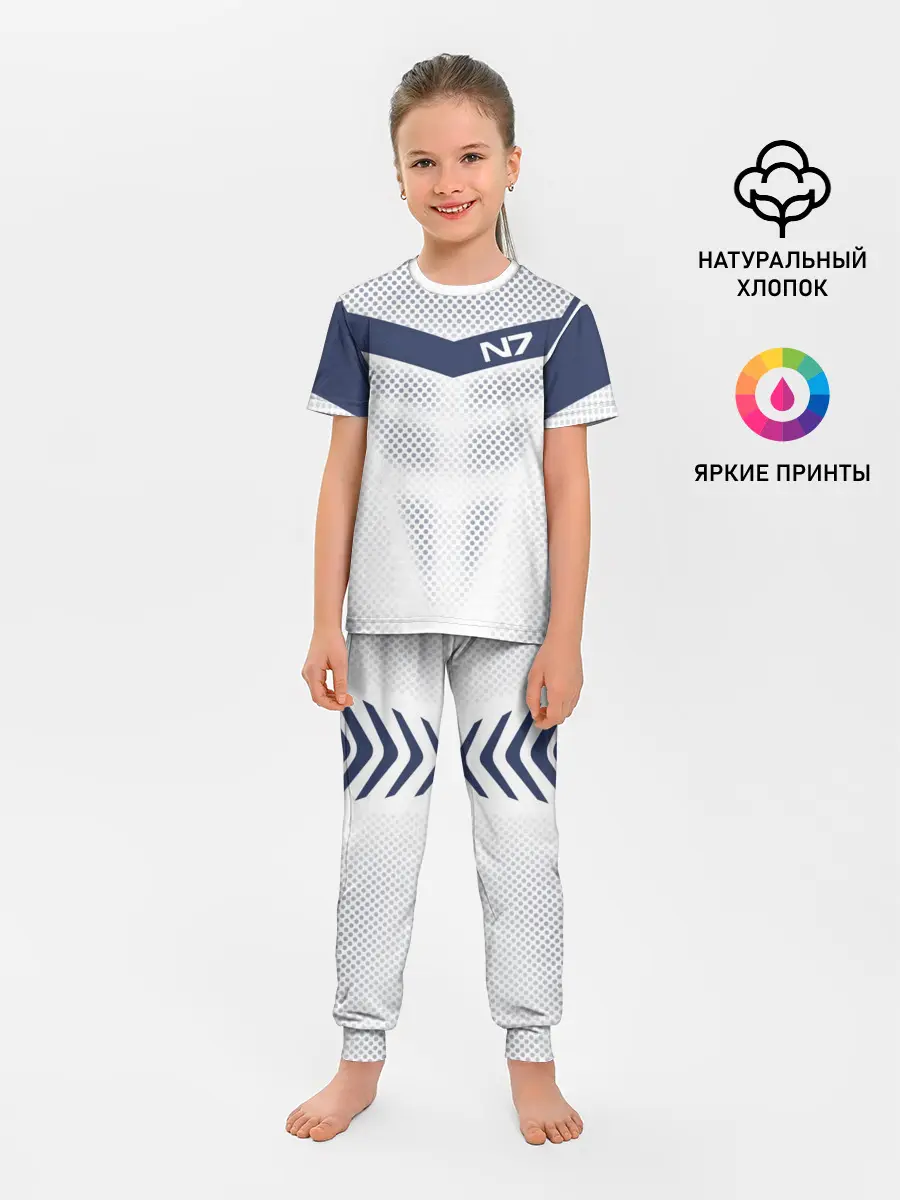 Детская пижама с брюками / Mass Effect N7