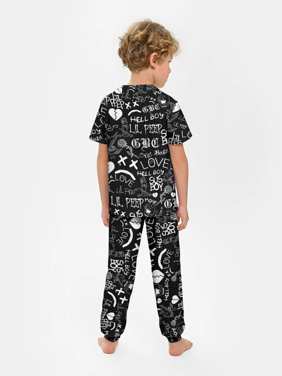 Детская пижама с брюками / LIL PEEP LOGOBOMBING | ЛИЛ ПИП