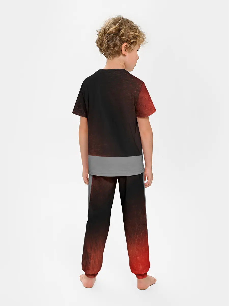 Детская пижама с брюками / РАСТ - Глитч