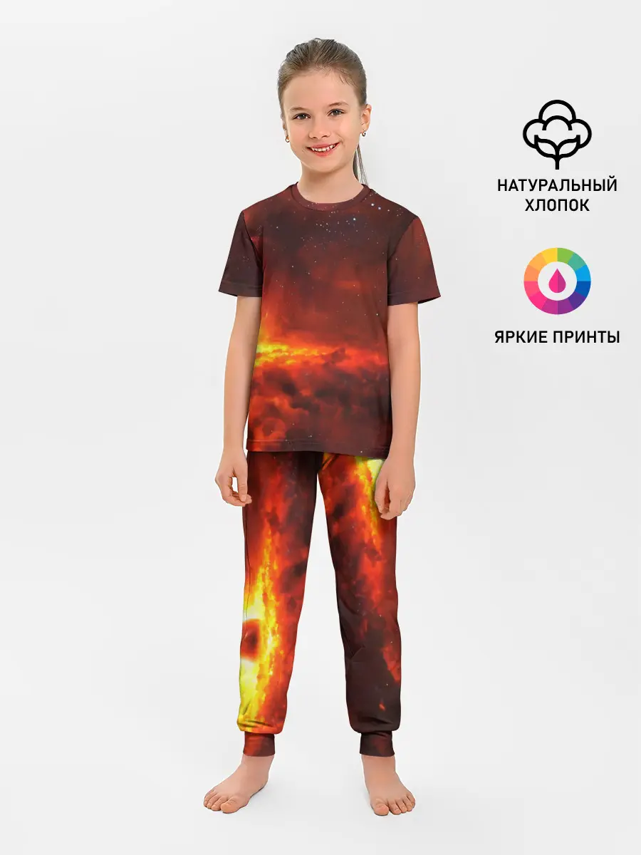 Детская пижама с брюками / Марс