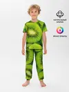 Детская пижама с брюками / Зеленый киви