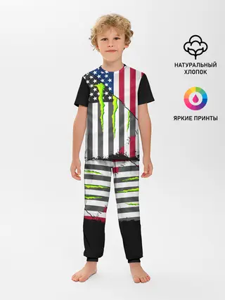 Детская пижама с брюками / MONSTER ENERGY
