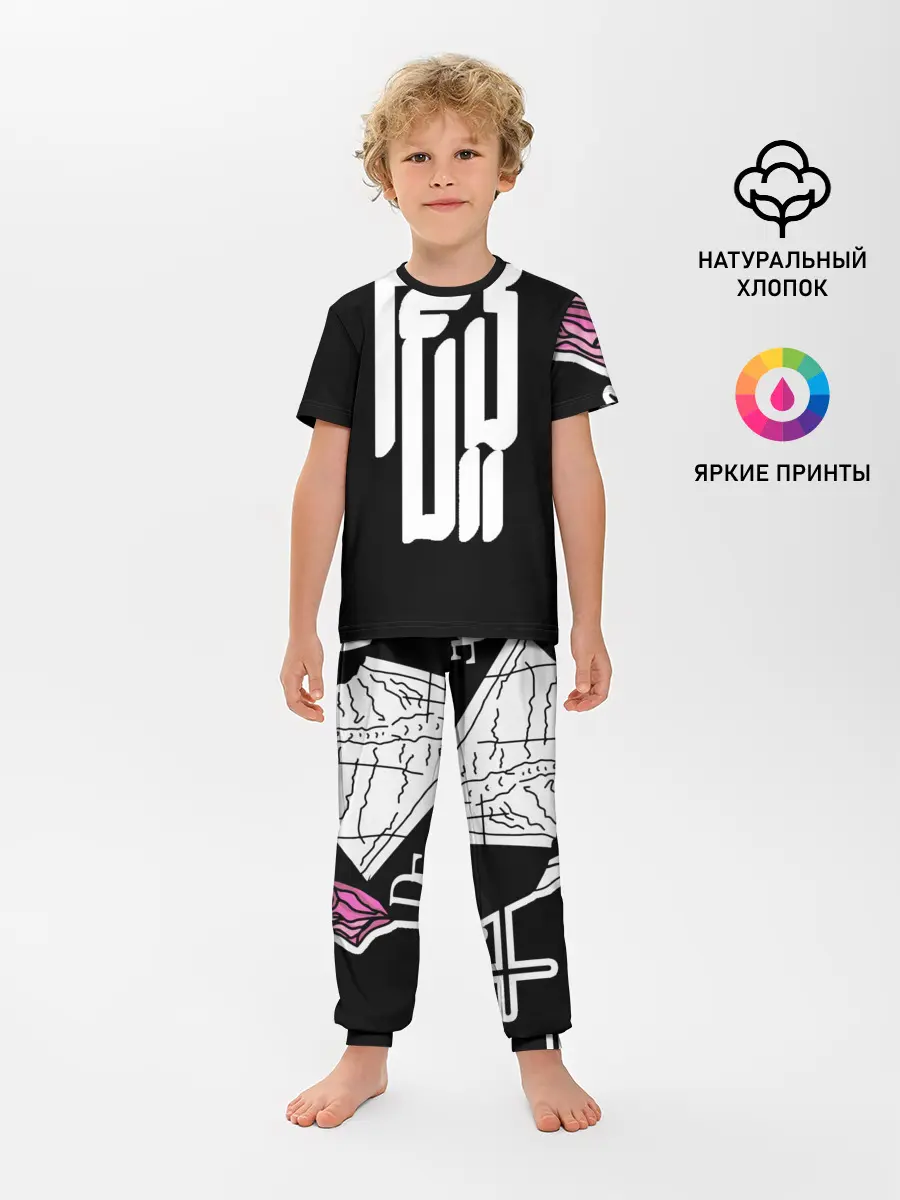 Детская пижама с брюками / DEMON HELLTREST