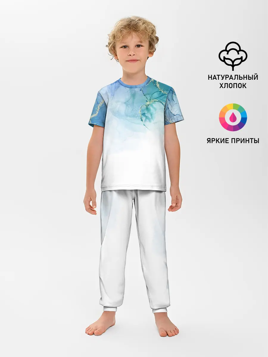 Детская пижама с брюками / Краски