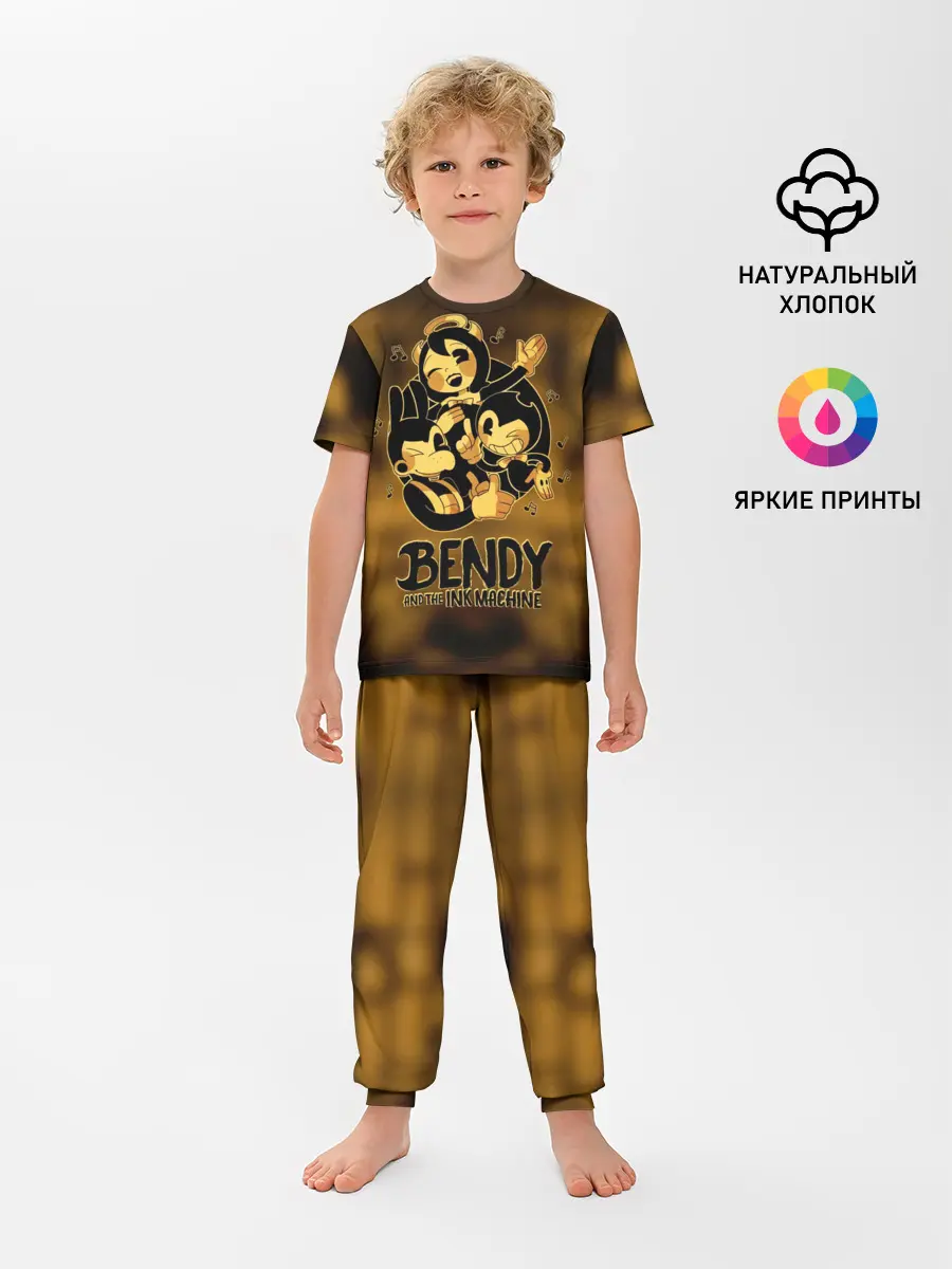 Детская пижама с брюками / Bendy and the ink machine
