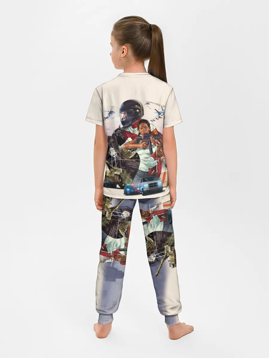 Детская пижама с брюками / Grand Theft Auto V