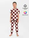 Детская пижама с брюками / Шахматка