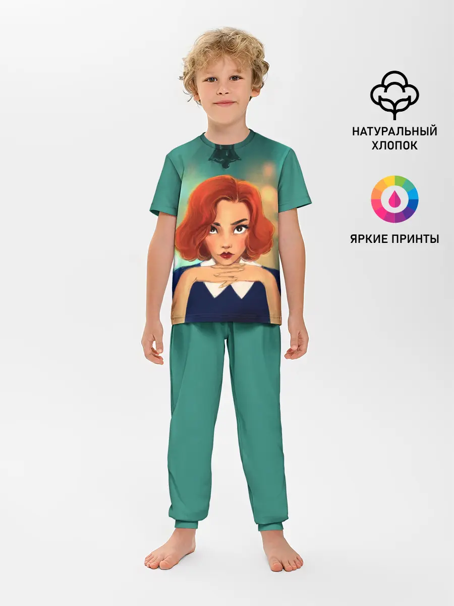 Детская пижама с брюками / Ход Королевы