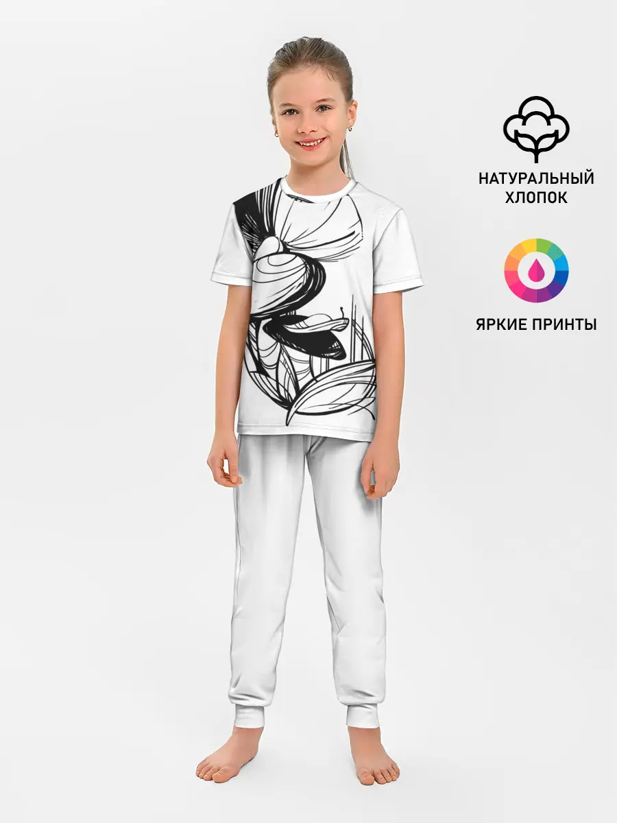 Детская пижама с брюками / Груздь