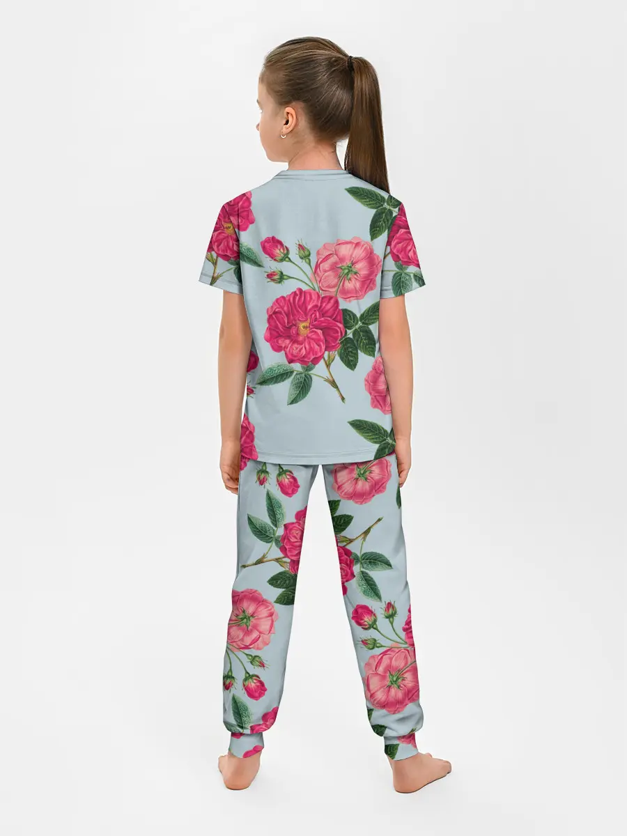 Детская пижама с брюками / Чайная роза