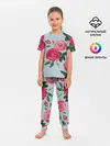 Детская пижама с брюками / Чайная роза