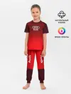 Детская пижама с брюками / AUDI красная сетка
