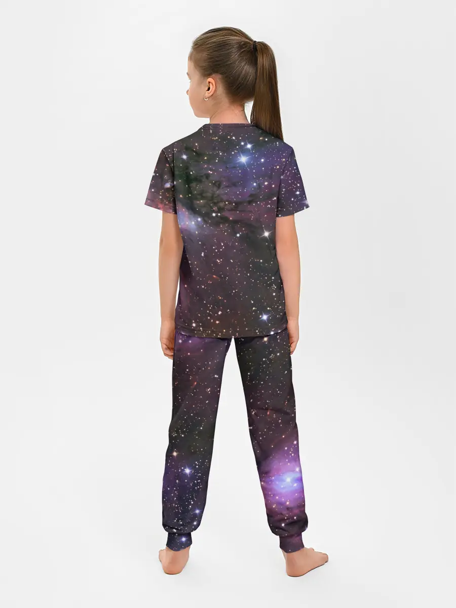 Детская пижама с брюками / Галактика