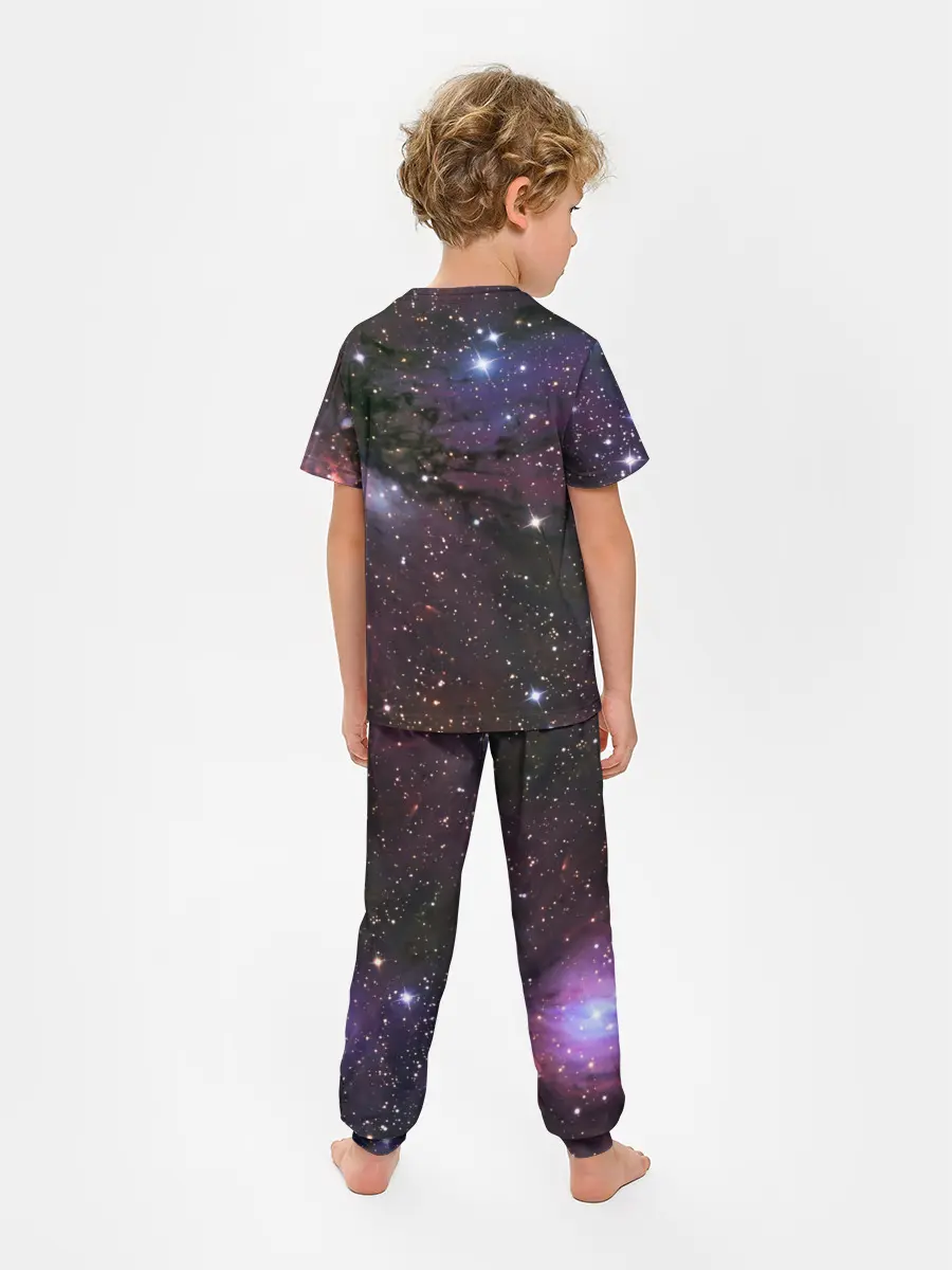 Детская пижама с брюками / Галактика