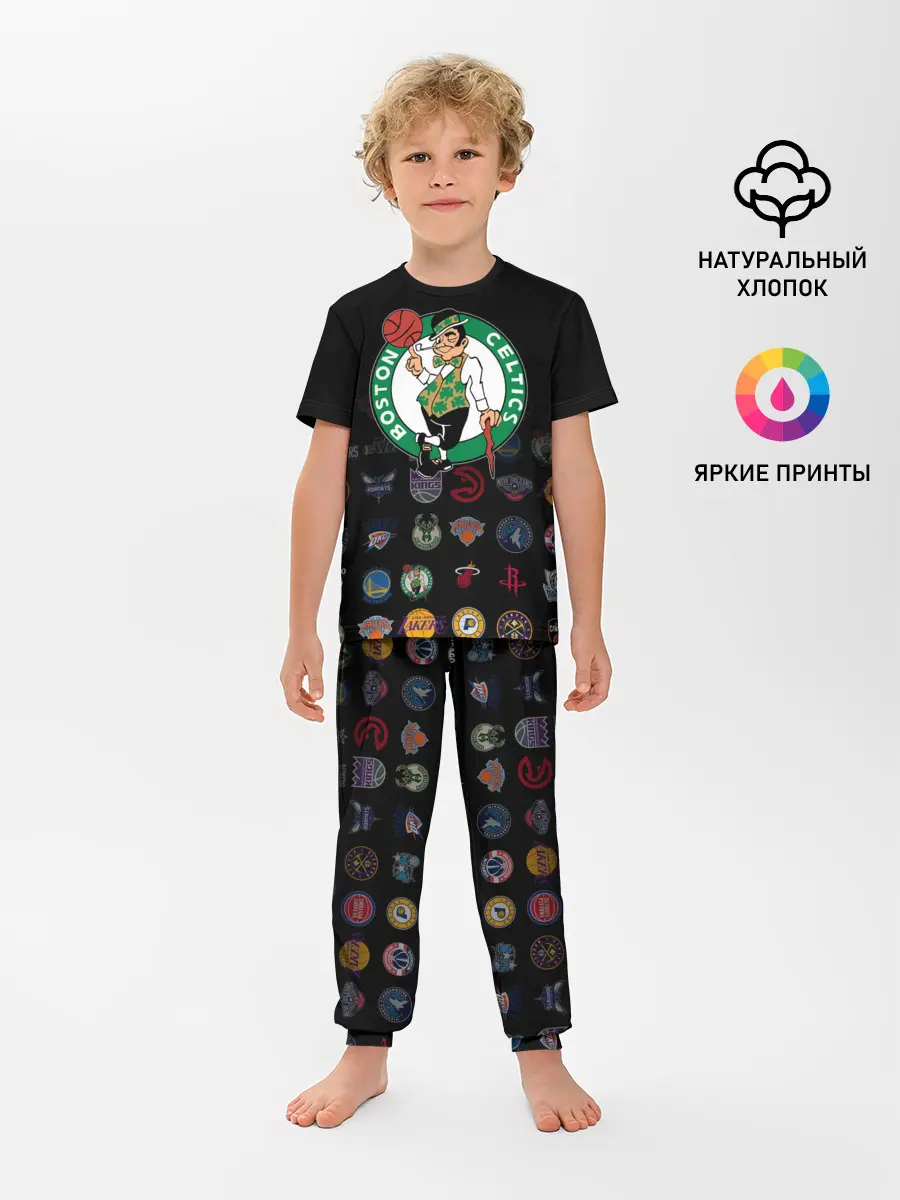 Детская пижама с брюками / Boston Celtics