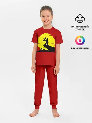 Детская пижама с брюками / Гомер и Барт