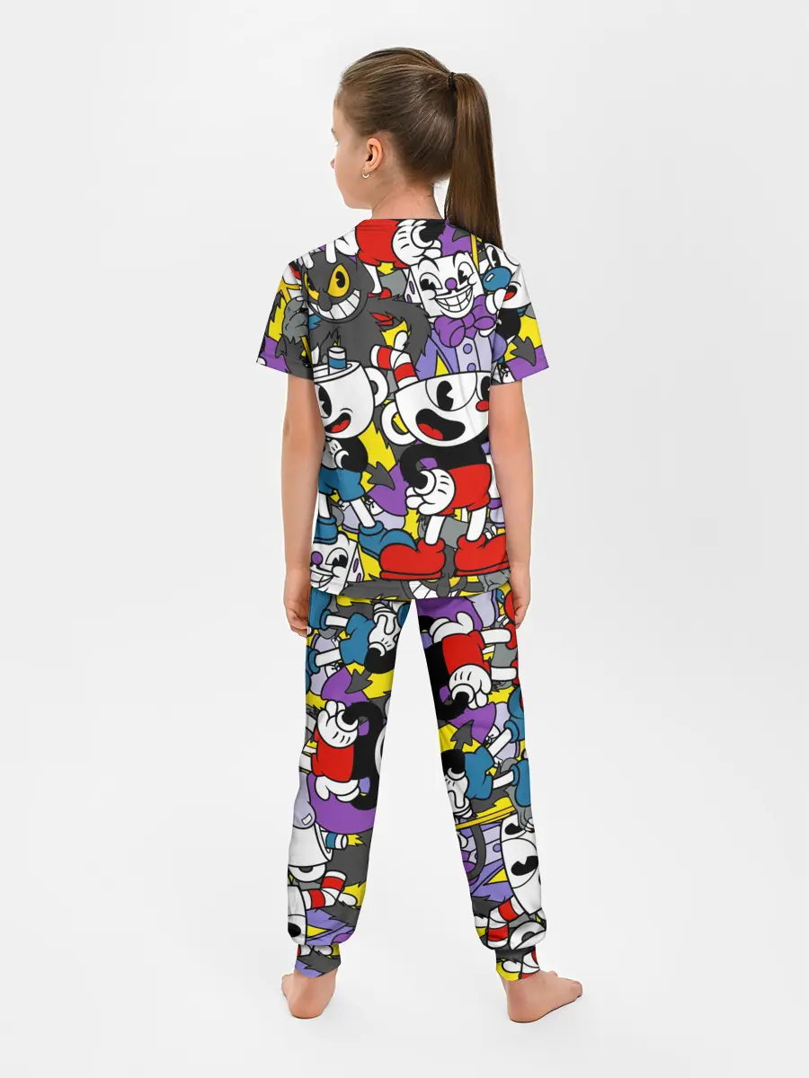 Детская пижама с брюками / Cuphead