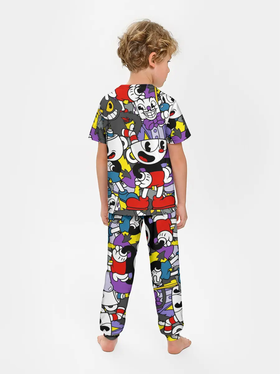Детская пижама с брюками / Cuphead